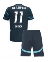 RB Leipzig Lois Openda #11 Tredjedraktsett Barn 2024-25 Korte ermer (+ bukser)